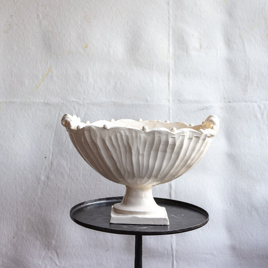 Scallop Ponti Footed Bowl